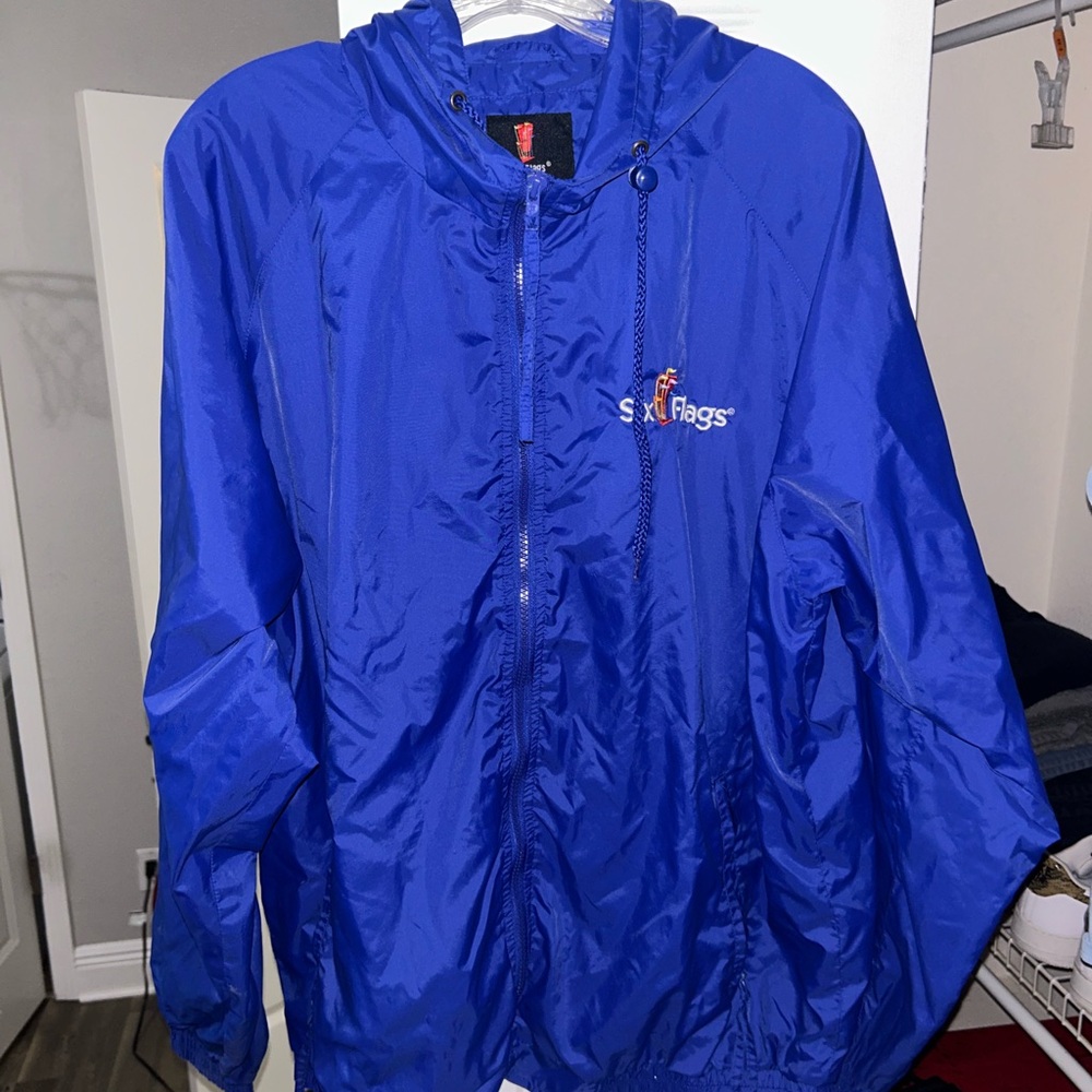 Blue Windbreaker Jacket